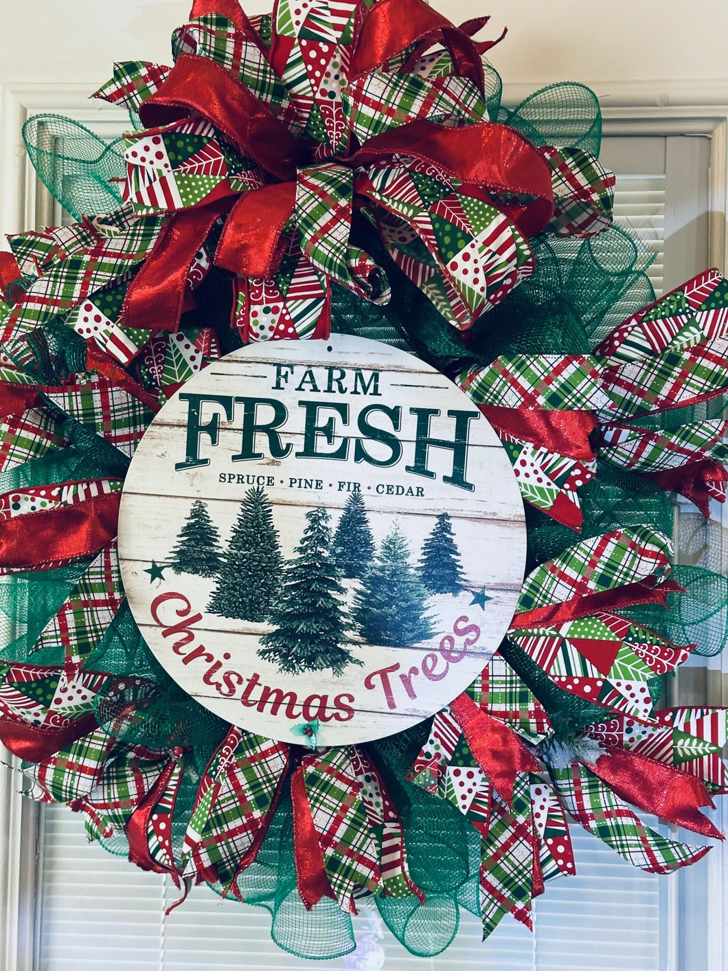 Farm Fresh Christmas Tree Wreath